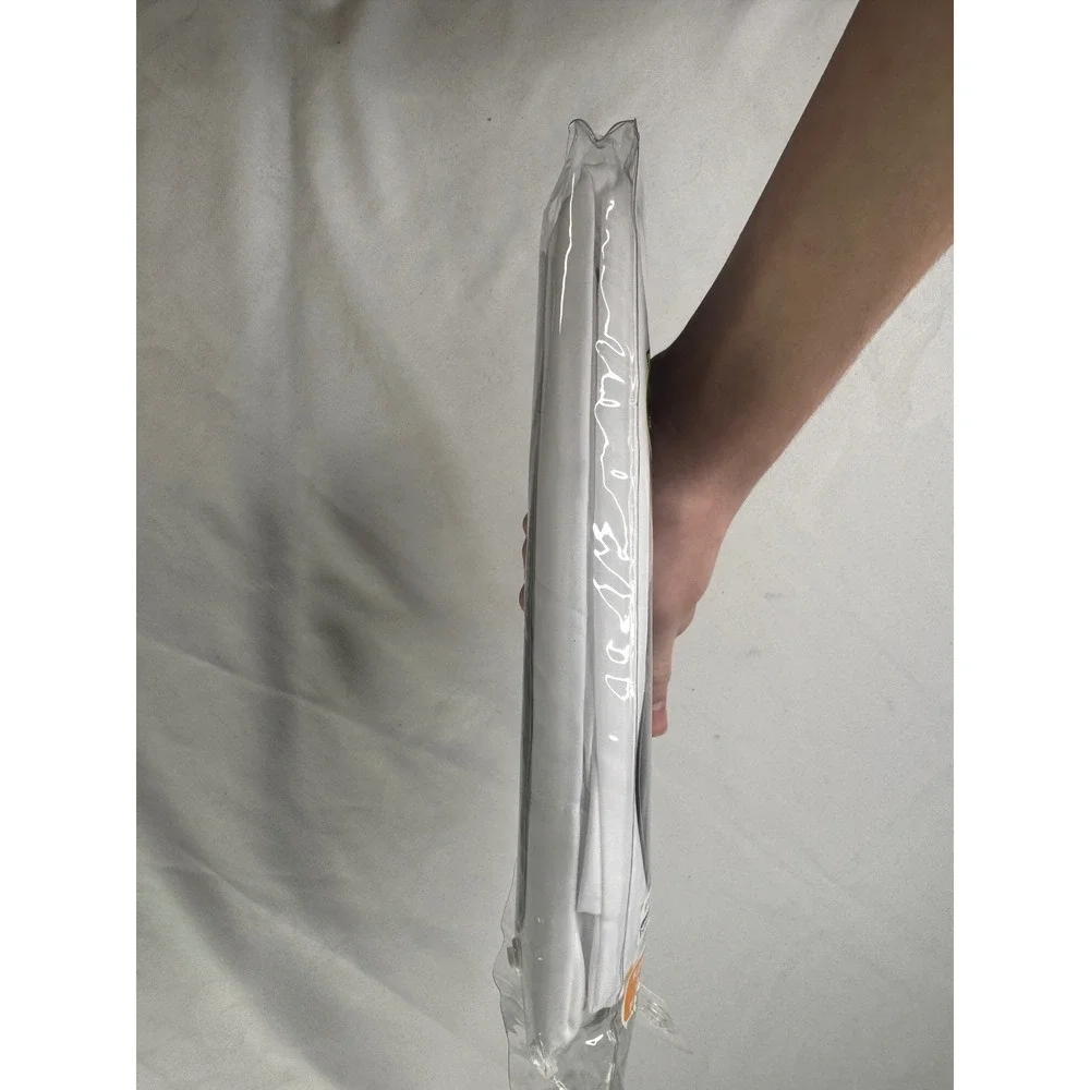 SmartSheer White Insulating Window Sheer Curtain Panel 59x84 Rod Pocket New